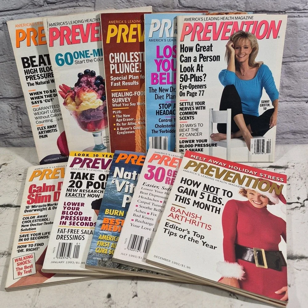 Prevention Magazine‎ Lot Of 10 Vintage 90's